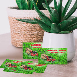 Tarjeta De Visita Lawnscaper lawndcare