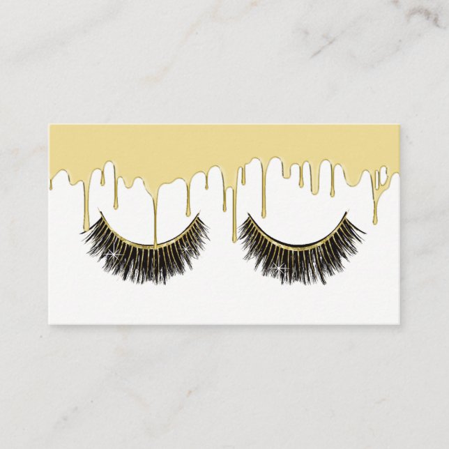 Tarjeta De Visita Lazas maquillaje artista moderno de la práctica de (Anverso)