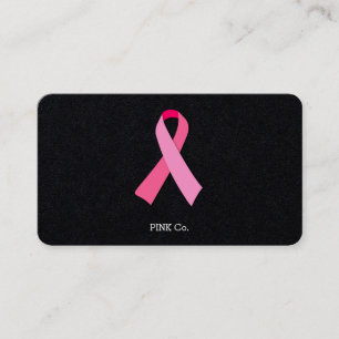 Tarjeta De Visita Lazo rosa