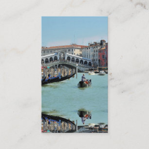 Tarjeta De Visita ldp RIALTO BRIDGE - Venecia - Canal Grande
