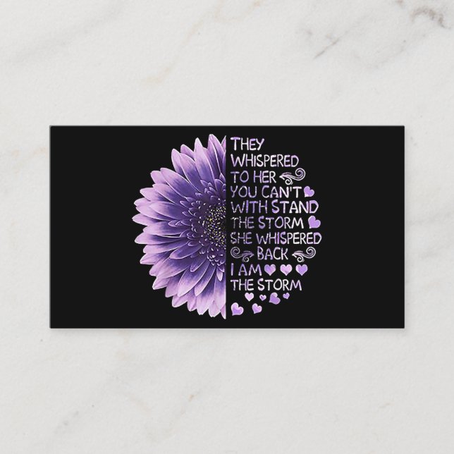 Tarjeta De Visita Le dijeron que no se podía con la Sto (Anverso)