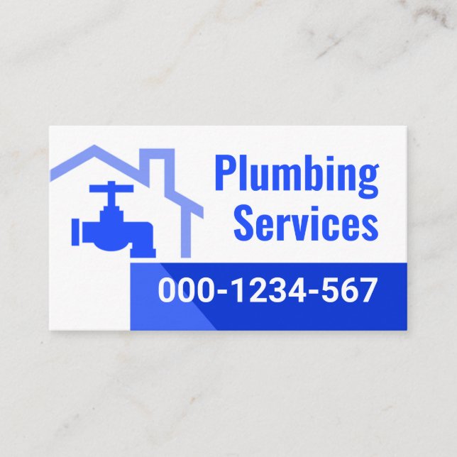 Tarjeta De Visita Leaking Faucet From Building Frame (Anverso)