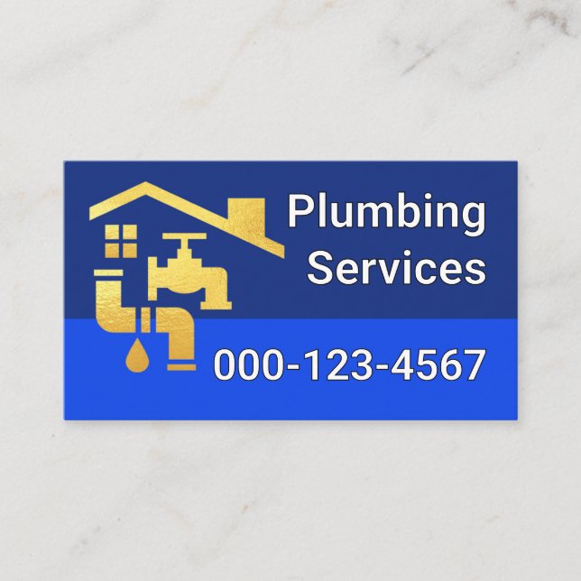 Tarjeta De Visita Leaking Faucet Pipe Under Rooftop (Anverso)