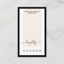 Lealtad de caligrafía elegante moderna vertical