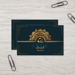 Tarjeta De Visita Lealtad de Técnica de Uñas Elegante y con Clase