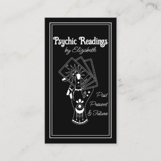 Tarjeta De Visita Lector Psychic Tarot