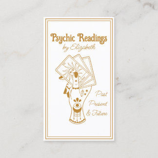 Tarjeta De Visita Lector Psychic Tarot