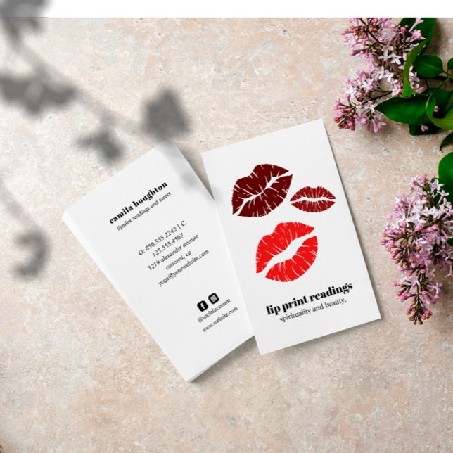 TARJETA DE VISITA LECTURA DE IMPRESIÓN LÍNEA DE FORTUNE TELLER PSICO (Subido por el creador)