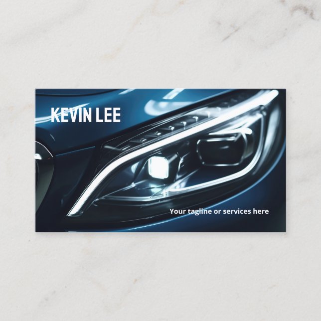 Tarjeta De Visita 💡 Led Car (Anverso)