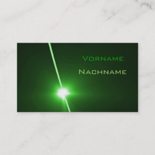 Tarjeta De Visita LED green