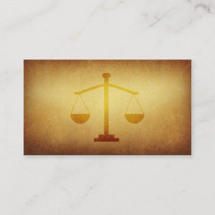 Tarjeta de visita legal empapelada de la industria