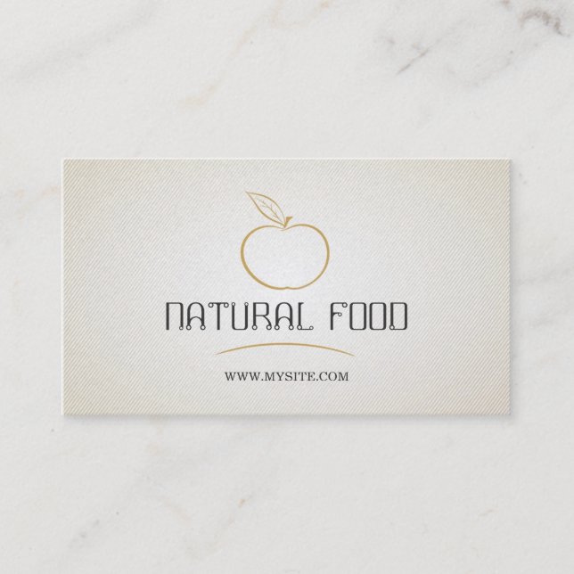 Tarjeta De Visita Legumbres de frutas/vida sana/tarjeta vegetariana (Anverso)