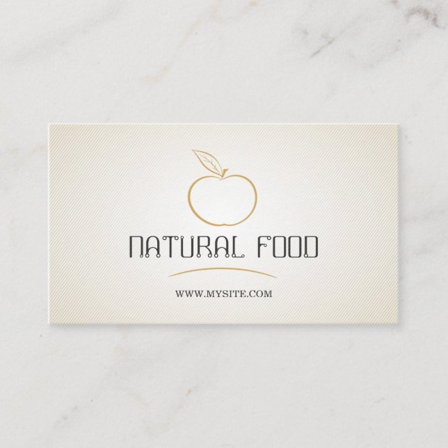 Tarjeta De Visita Legumbres de frutas/vida sana/tarjeta vegetariana (Anverso)