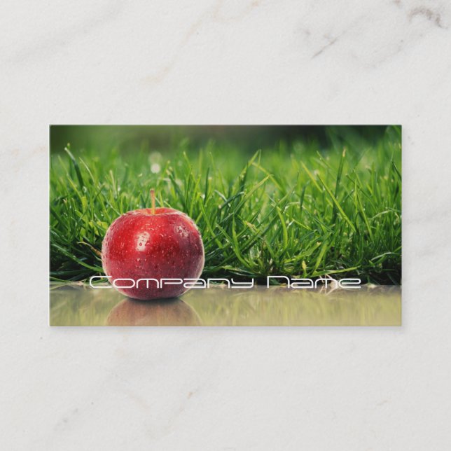 Tarjeta De Visita Legumbres de frutas/vida sana/tarjeta vegetariana (Anverso)