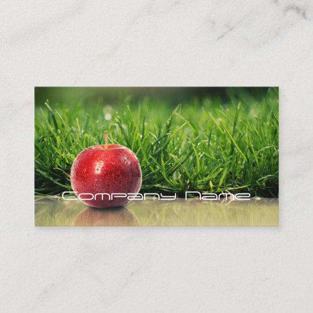 Tarjeta De Visita Legumbres de frutas/vida sana/tarjeta vegetariana (Anverso)