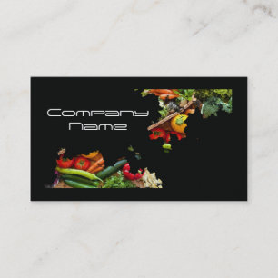 Tarjeta De Visita Legumbres de frutas/vida sana/tarjeta vegetariana
