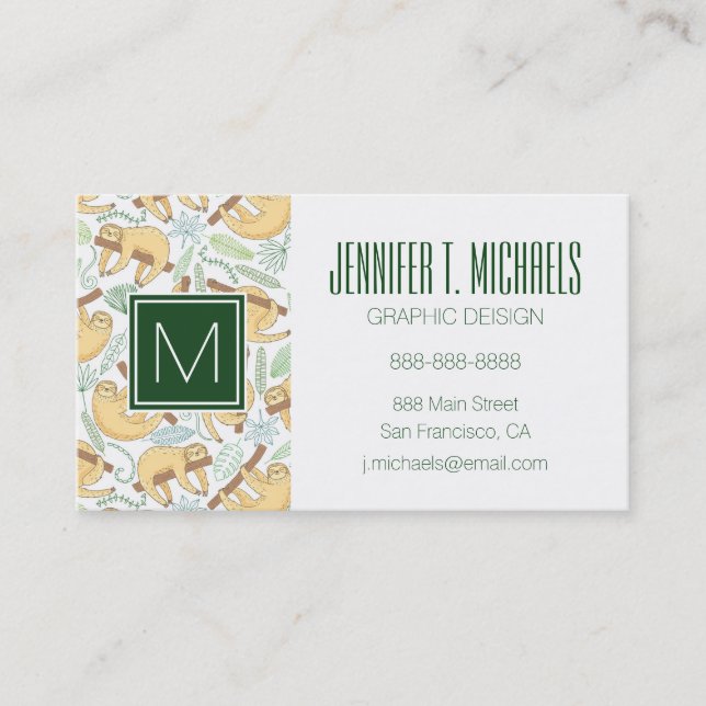 Tarjeta De Visita Lemas colgantes (Anverso)