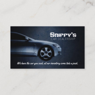 Tarjeta De Visita Lemas de la concesión de coche