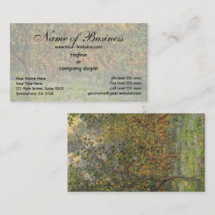 Tarjeta De Visita Lemon Grove en Bordighera por Claude Monet
