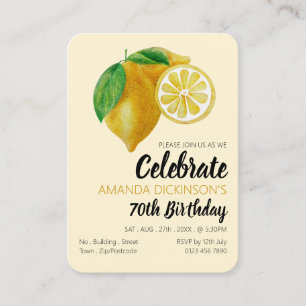 Tarjeta De Visita Lemones, Lemonade y muchos boletos de regalo