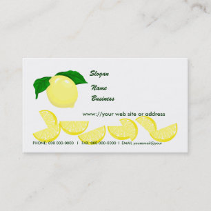 Tarjeta de visita Lemons