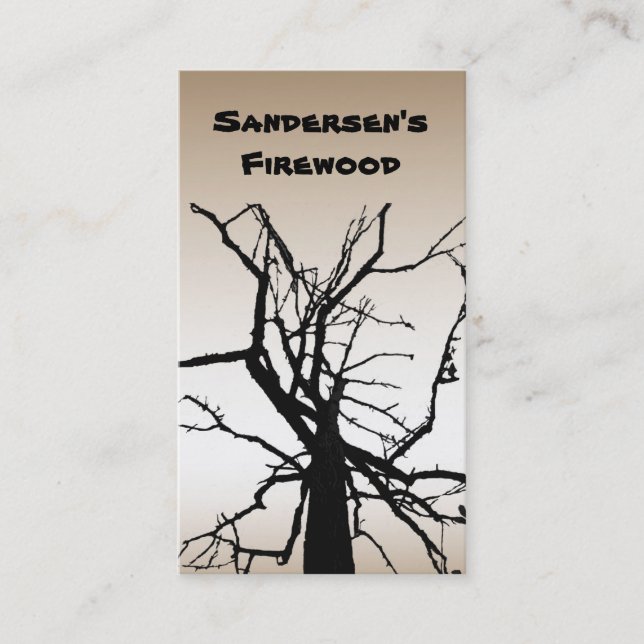 Tarjeta De Visita Leña (Anverso)