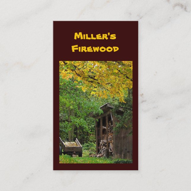 Tarjeta De Visita Leña (Anverso)