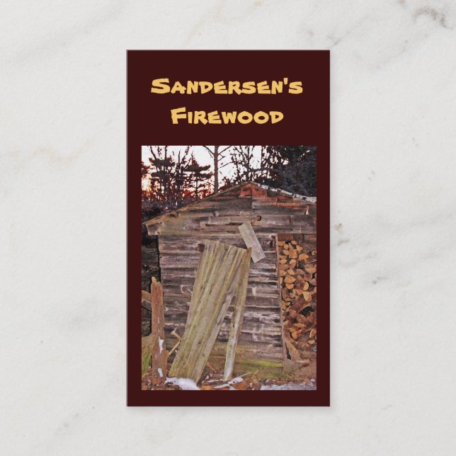 Tarjeta De Visita Leña (Anverso)