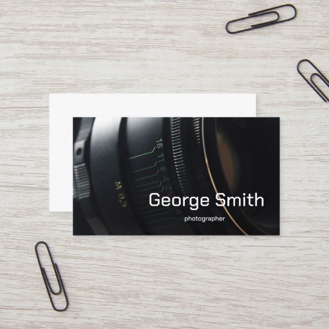 Tarjeta De Visita Lente (Anverso/Reverso In Situ)