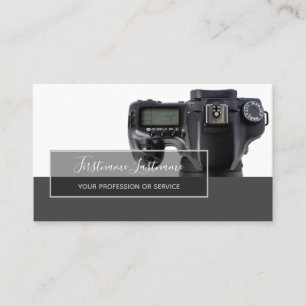 Tarjeta De Visita Lente de cámara DSLR para fotógrafos