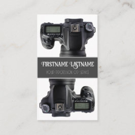 Tarjeta De Visita Lente de cámara DSLR para fotógrafos