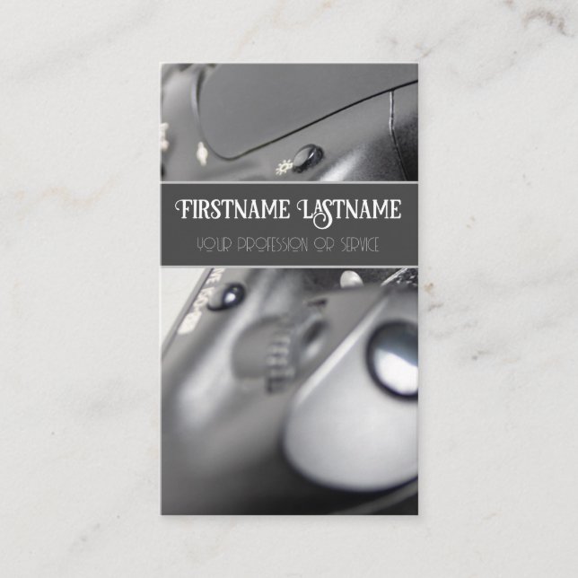 Tarjeta De Visita Lente de cámara DSLR para fotógrafos (Anverso)