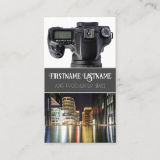 Tarjeta De Visita Lente de cámara réflex para fotógrafos videógrafos