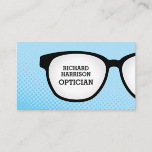 Tarjeta De Visita Lentes coloridas del óptico
