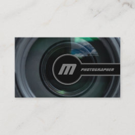 Tarjeta De Visita Lentes de cámara DSLR para fotógrafos