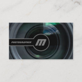 Tarjeta De Visita Lentes de cámara DSLR para fotógrafos