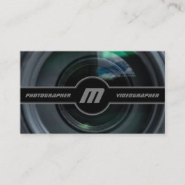 Tarjeta De Visita Lentes de cámara DSLR para fotógrafos