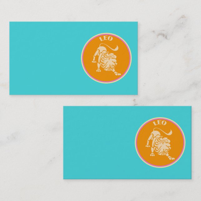 Tarjeta De Visita Leo Business Card (Anverso / Reverso)