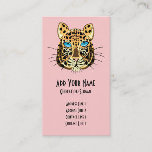 Tarjeta De Visita Leopardo