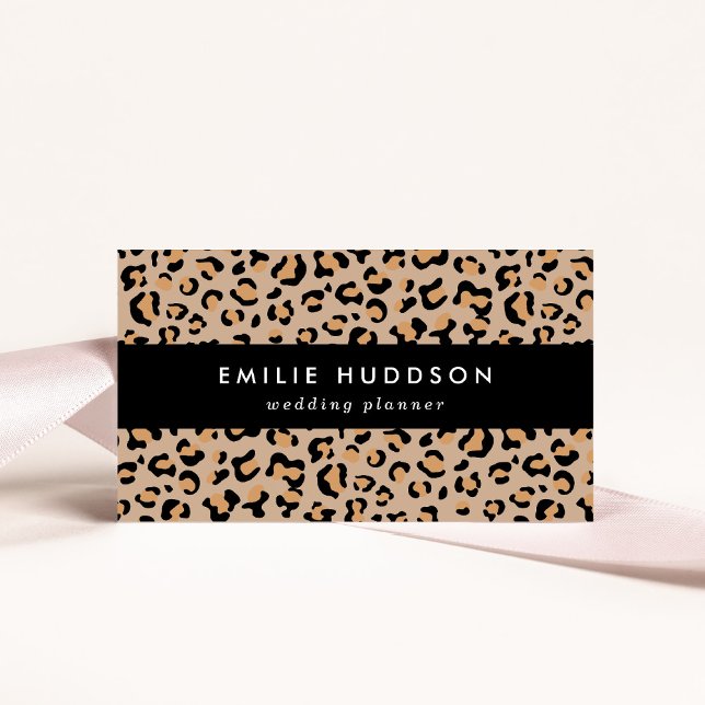 Tarjeta De Visita Leopardo Print, Leopard Spots, Brown Leopard (Subido por el creador)