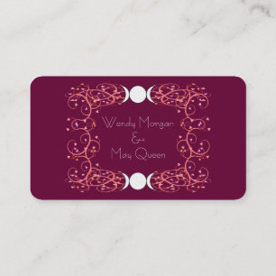 Tarjeta de visita lesbiana de Handfasting de la