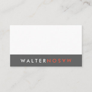 Tarjeta De Visita Letra Flip