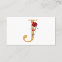Tarjeta De Visita letra j