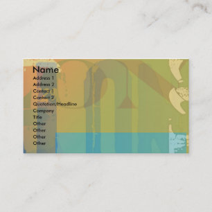 Tarjeta De Visita Letras usadas