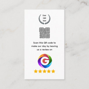 Tarjeta De Visita Letrero de escritorio para reseñas de Google ped