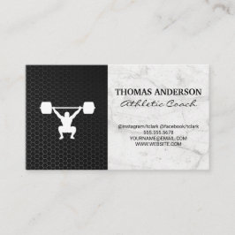 Tarjeta De Visita Levantamiento de energía | Gimnasio