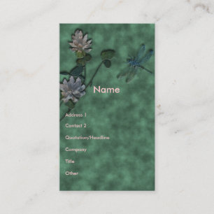 Tarjeta De Visita Libélula