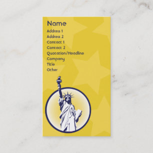 Tarjeta De Visita Libertario - negocio