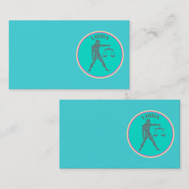 Tarjeta de visita Libra (Anverso / Reverso)