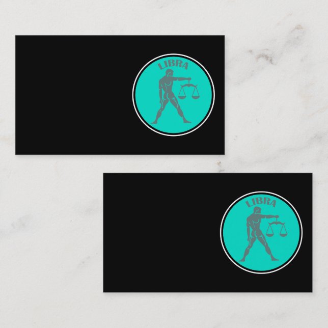 Tarjeta de visita Libra (Anverso / Reverso)